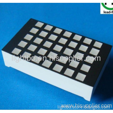 3.0 X 3.5mm 5 X 7 Square Dot Matrix Led Displays With Package Dimensions 20x34 X 7 Mm 